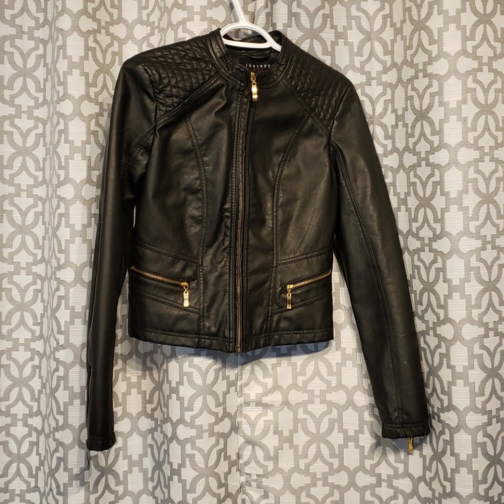 Faux Leather Jacket